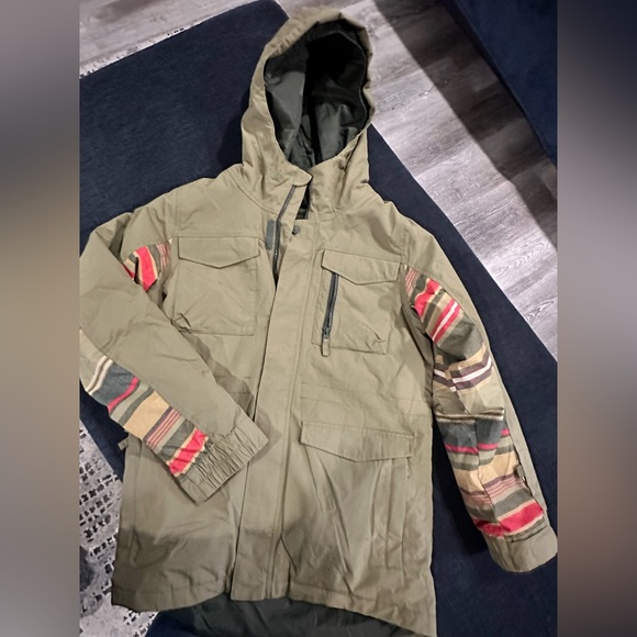 Burton Olive Green Men's Jacket - Picture 1 of 9